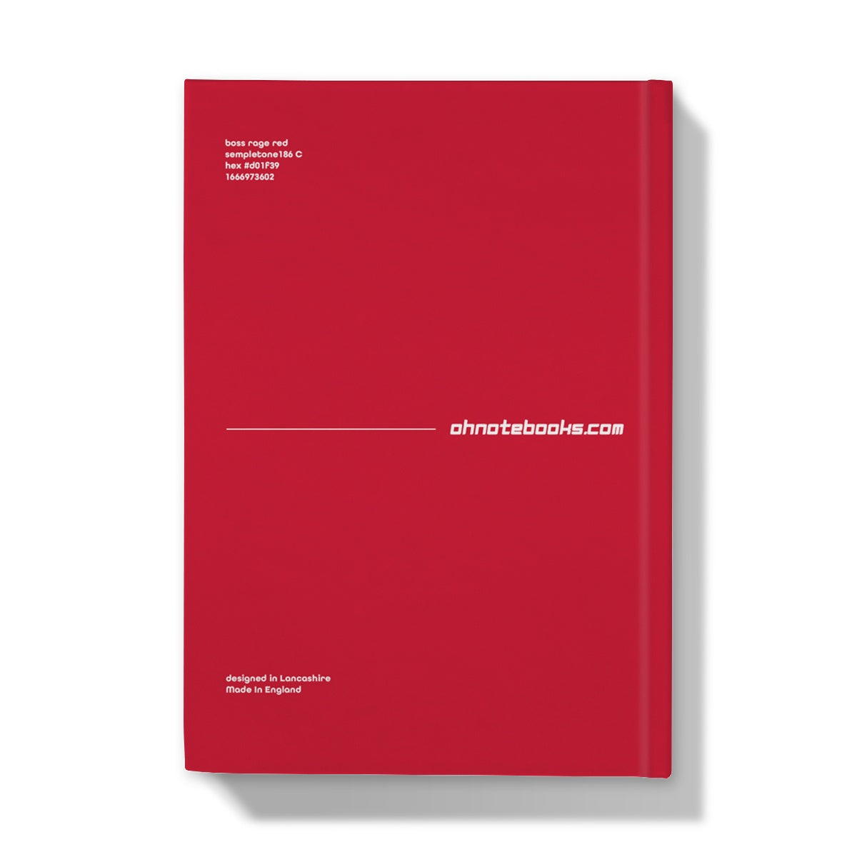 It's Not Automatic If You Have To Manually Press A Button (Boss Rage Red) Hardback Journal