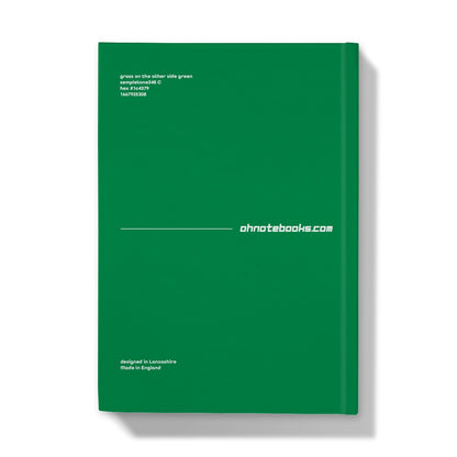 It's Not Automatic If You Have To Manually Press A Button (Grass On The Other Side Green) Hardback Journal