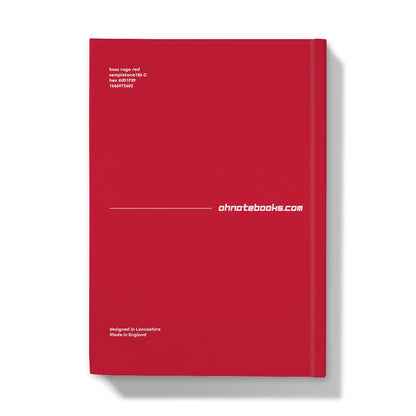 Remember Meetings Are Where You Assign Blame (Boss Rage Red) Hardback Journal